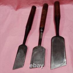 NOMI Chisel Japanese Carpentry Woodworking Tool Set Lot of 3