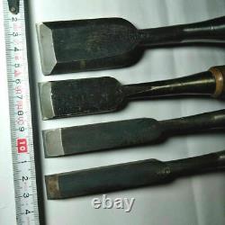 NOMI Chisel Japanese Carpentry Woodworking Tool Set Lot of 4