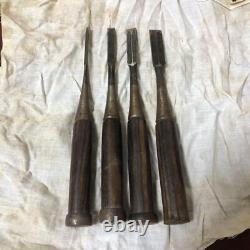 NOMI Chisel Japanese Carpentry Woodworking Tool Set Lot of 4