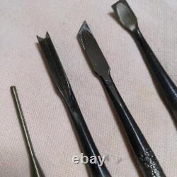 NOMI Chisel Japanese Carpentry Woodworking Tool Set Lot of 4