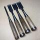 NOMI Chisel Japanese Carpentry Woodworking Tool Set Lot of 4 KY402