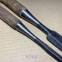 NOMI Chisel Japanese Carpentry Woodworking Tool Set Lot of 4 KY402