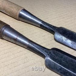 NOMI Chisel Japanese Carpentry Woodworking Tool Set Lot of 4 KY402