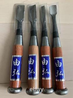 NOMI Chisel Japanese Carpentry Woodworking Tool Set Lot of 4 KY500