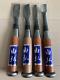 NOMI Chisel Japanese Carpentry Woodworking Tool Set Lot of 4 KY500