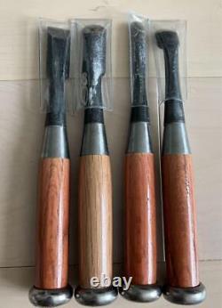 NOMI Chisel Japanese Carpentry Woodworking Tool Set Lot of 4 KY500