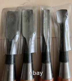 NOMI Chisel Japanese Carpentry Woodworking Tool Set Lot of 4 KY500