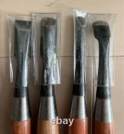 NOMI Chisel Japanese Carpentry Woodworking Tool Set Lot of 4 KY500