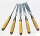 NOMI Chisel Japanese Carpentry Woodworking Tool Set Lot of 5 AI103