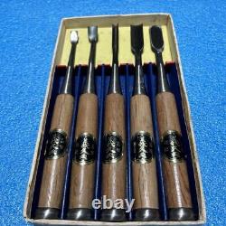 NOMI Chisel Japanese Carpentry Woodworking Tool Set Lot of 5 KY415