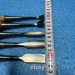 NOMI Chisel Japanese Carpentry Woodworking Tool Set Lot of 5 KY415