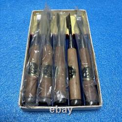 NOMI Chisel Japanese Carpentry Woodworking Tool Set Lot of 5 KY415