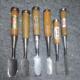 NOMI Chisel Japanese Carpentry Woodworking Tool Set Lot of 6