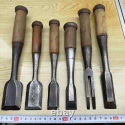 NOMI Chisel Japanese Carpentry Woodworking Tool Set Lot of 6 KY541