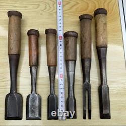 NOMI Chisel Japanese Carpentry Woodworking Tool Set Lot of 6 KY541