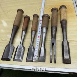 NOMI Chisel Japanese Carpentry Woodworking Tool Set Lot of 6 KY541