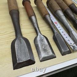 NOMI Chisel Japanese Carpentry Woodworking Tool Set Lot of 6 KY541