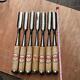 NOMI Chisel Japanese Carpentry Woodworking Tool Set Lot of 7