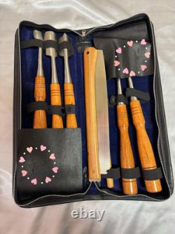 NOMI Chisel Japanese Carpentry Woodworking Tool Set Lot of 7