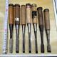 NOMI Chisel Japanese Carpentry Woodworking Tool Set Lot of 7 KY526