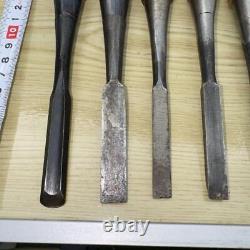 NOMI Chisel Japanese Carpentry Woodworking Tool Set Lot of 7 KY526