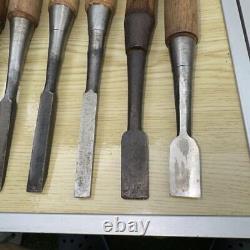 NOMI Chisel Japanese Carpentry Woodworking Tool Set Lot of 7 KY526