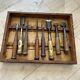 NOMI Chisel Japanese Carpentry Woodworking Tool Set Lot of 8