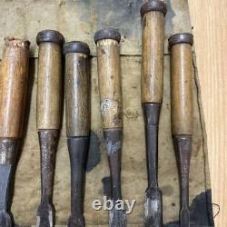 NOMI Chisel Japanese Carpentry Woodworking Tool Set Lot of 9