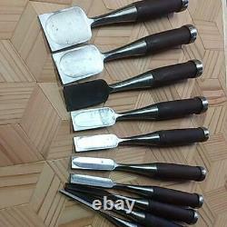 NOMI Chisel Japanese Carpentry Woodworking Tool Set of 10 B-25