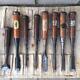 NOMI Japanese Chisels Woodworking Hand Tool Craftsman Set of 8