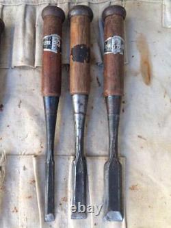 NOMI Japanese Chisels Woodworking Hand Tool Craftsman Set of 8