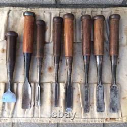 NOMI Japanese Chisels Woodworking Hand Tool Craftsman Set of 8