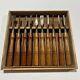 NOMI Japanese Vintage Carpentry Tool Wood Chisel Set Used #2