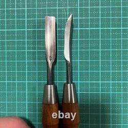 NOMI Japanese Vintage Carpentry Tool Wood Chisel Set Used #2