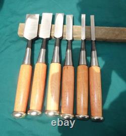 NOMI Vintage Antique Carpentry Tool Wood Chisel Made by Japanese craftsmen #4