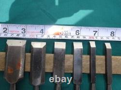 NOMI Vintage Antique Carpentry Tool Wood Chisel Made by Japanese craftsmen #4