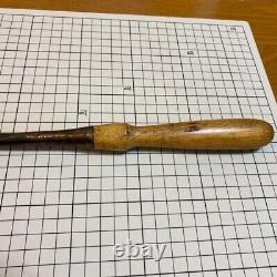 NOMI Vintage Carpentry Tool Wood Long Chisel Made by Japanese craftsmen #23