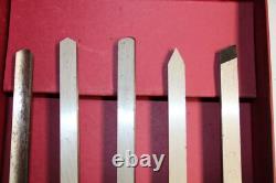 NOS Crown Hand Tools Wood Working Woodcarving 2 SETS 9pc Sheffield England