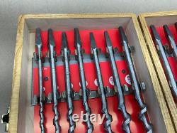 NOS Vintage Irwin 13 Auger Bit Set Traditional Woodwork Hand Brace Drill Tools