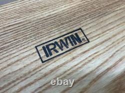 NOS Vintage Irwin 13 Auger Bit Set Traditional Woodwork Hand Brace Drill Tools