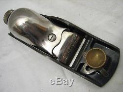 Nice Vintage Stanley No. 65 Low Angle Block Plane Woodworking Tool withBox