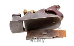 Nice shape small INFILL SMOOTHER WOODWORKING PLANE detailed SORBY irons jcboxlot