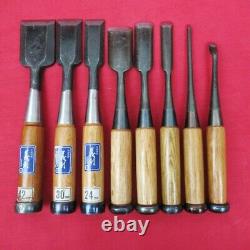 Nomi 8 pcs set Japanese oiire chisel 3pcs & gouge 5 pcs woodworking tools CFS1