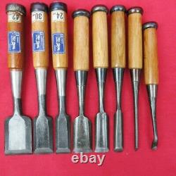 Nomi 8 pcs set Japanese oiire chisel 3pcs & gouge 5 pcs woodworking tools CFS1