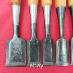 Nomi 8 pcs set Japanese oiire chisel 3pcs & gouge 5 pcs woodworking tools CFS1