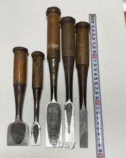 Nomi Chisel Japanese Carpentry Woodworking Tool Set Lot of 5 KY582