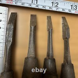 Nomi Chisel Set 7pc Woodworking Tools Used Vintage Japanese Style Craft