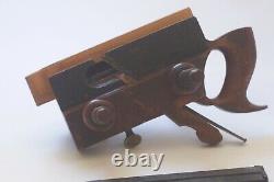 Ohio Tool Co No. 97 Wooden Plow Plane with Original Blades Antique Woodworking