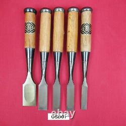 Oiire Nomi 5pcs set Japanese Chisels OLD STOCK Nomi set Woodworking tool CSD01
