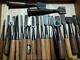 Oire 22 Pcs Set Japanese Vintage Woodworking Carpentry Tool Chisel Nomi Used